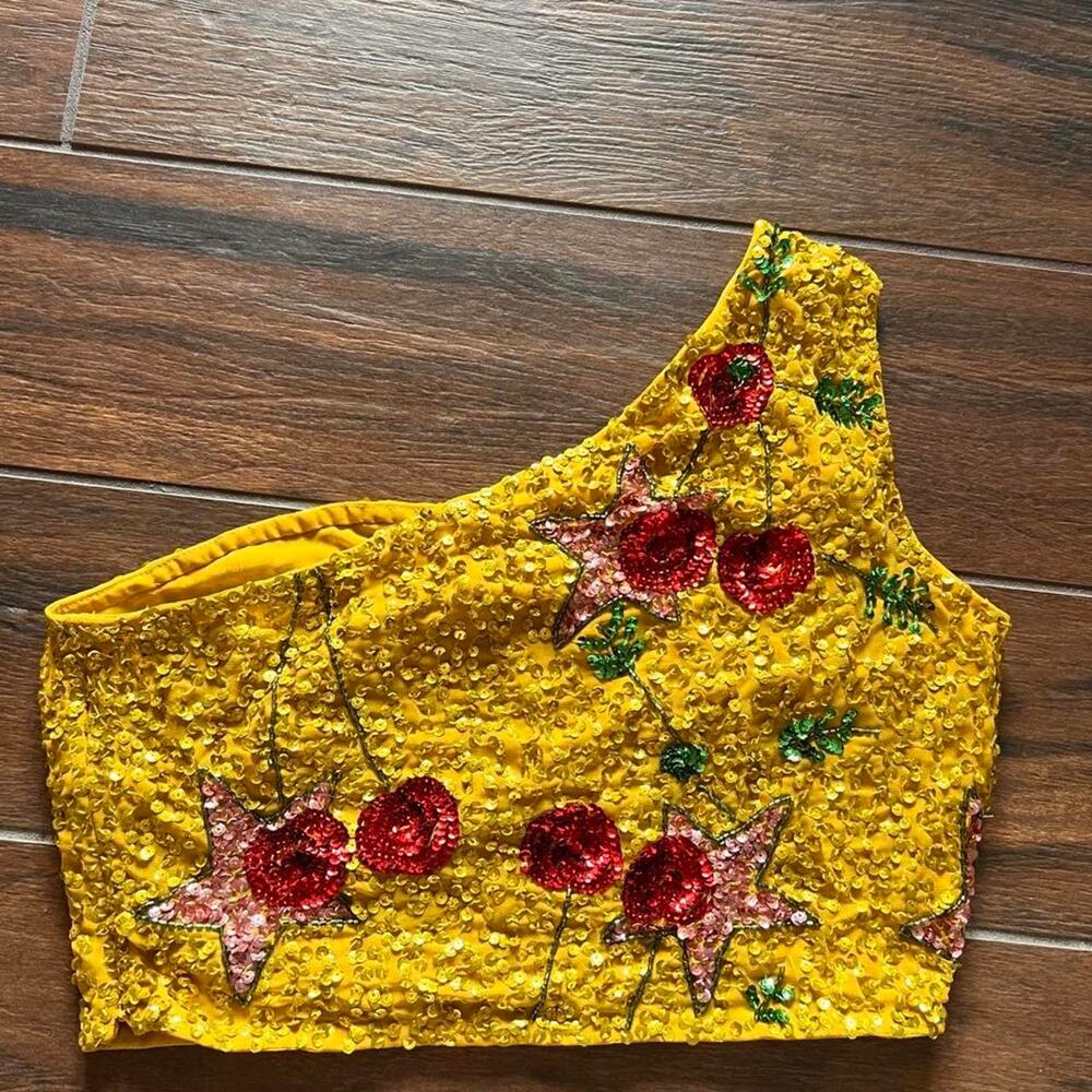 Nasty Gal sequin cherry top - Picture 8 of 8